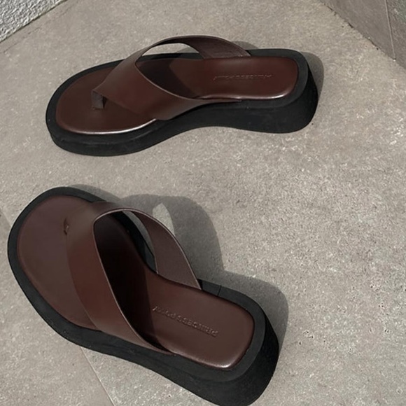 REMI SANDALS CHOCOLATE - Picture 3 of 9